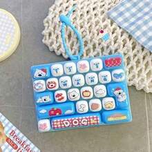 8 Styles Mood Station 26 Mechanical Keyboard Keycap Stress Relief Fingertip Keychain Toy Bag Pendant Gift - Multicolor - View 8