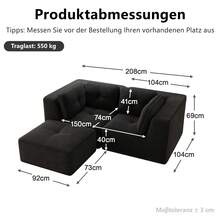 Sofas & Couches - Black - View 5
