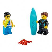 LEGO Building Blocks 40344 Minifigure Set - Summer Celebration Building Blocks - Clear - View 5