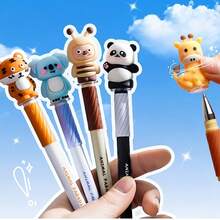 11pcs Erasable Neutral Pen Set, Includes 1 Pen + 10 Refills (Blue Ink), Pen Body With Built-In Eraser. Suitable For Note-Taking, Daily Writing, High-Quality Office And Student Stationery, Great Birthday Gift - Multicolor - View 5