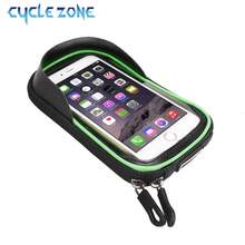 Cycle Zone Bicycle Front Frame Bag Large Capacity Storage Bag Handlebar Bag Front Frame Cap Bag Cycling Storage Bag Touchscreen Phone Bag Touchscreen Head Bag Large Capacity Cycling Bag Waterproof Multi-Function Bag Cycling Accessories Tool Storage - Multicolor - View 3