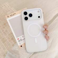 Fresh Candy Color Jelly 2-In-1 Magnetic Phone Case Compatible With Iphone 18 Pro Max 18 Pro, Matte Feel Anti-Drop Hard Shell Compatible With Iphone 16e 17e 17 Pro Max 15 14 13 11 16 Pro Max 12 - White - View 9