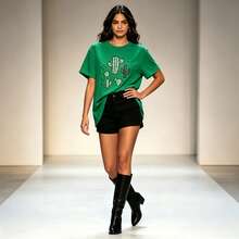 Women Senior T-Shirts & Tops - Green - View 3