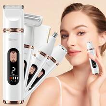 Hatteker 1pc 5-In-1 Women's Shaver Home Multifunctional Razor Epilator Leg Underarm Intimate Trimmer Set - View 13