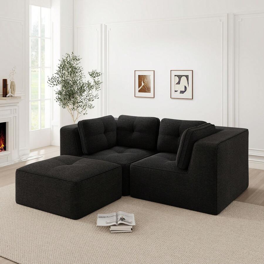 Sofas & Couches - Black - View 1