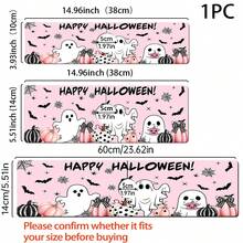 1pc Halloween Ghost Pattern Sink Faucet Water Absorbent Mat, Drainage Mat, Suitable For Kitchen, Bathroom Sink, Countertop, Drainage Mat, Diatomaceous Earth Material, Trimmable, Quick-Dry Mat - Multicolor - View 6