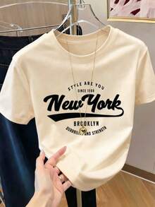 Women T-Shirts - Apricot - View 9