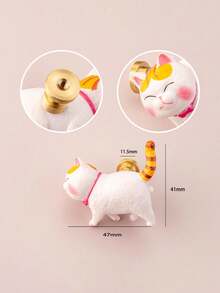 Cute Cat Shaped Drawer Pulls, 3D Animal Cabinet Knobs, Suitable For Nursery Decor, Decorative Furniture Handles - Handle - View 8