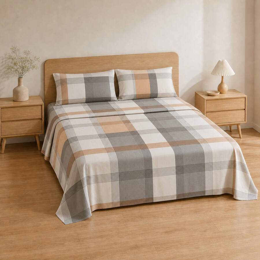 POLIGONO Sheet Sets With Pillowcases - Elegant Paintings - View 1
