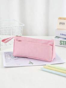 Personalized Customized Pencil Case, Multi-Functional Student/Office Desk Storage Bag, Large Capacity Pencil Case, Portable Zipper Pencil Case, Suitable For Office Supplies, Fashion Design Storage Bag - Multicolor - View 9