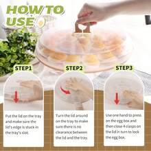 Multicolor Round Egg Cartons 3PCS, Perfect For Holiday Gatherings, Parties, Birthdays, And Weddings, Suitable For The Kitchen And Picnics - 3 Pieces (Green) - View 10