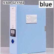 Colorful Large Capacity File Storage Box, Thickened A4 Plastic File Box, Document Storage Box, Suitable For Office, Accountant, Contract And Other Personnel, Accountant And Financial Folders, Vertical Large Capacity Office Supplies Storage Box, Can Classify And Fold A4 Documents, Back To School Season, Learning Supplies - Morandi File Box - View 15