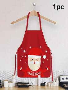 1pc Personalized Customized 2026 New Year Christmas Party Decoration Digital Print Apron, Creative Waist Apron For Home Holiday - Multicolor - View 10
