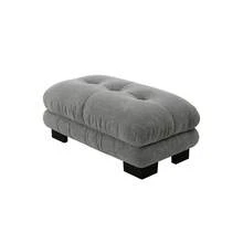 Paris Ottoman Yellow - Vintage Chenille Style - 灰色 - 查看 6