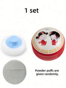 2pcs Jar + Powder Puff Set, Loose Makeup Powder Puff And Storage Box Set, Includes 1 Random Makeup Powder Puff And 1 Empty Powder Box; Body Makeup Powder Puff, Perfect For Shower, Travel And Home Use, Cost-Effective And Affordable, Segram Sponge Makeup Set, Phone Sponge, Powder Puff, Makeup Bow, Can Create Fairy Makeup And Powder Puff Makeup; Various Cute Small Items And Vanity Accessories - Multicolor - View 17