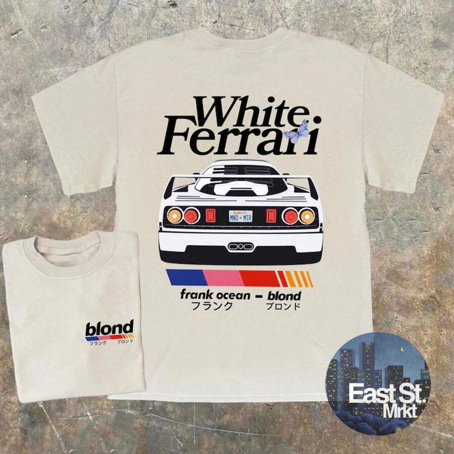Camiseta BLOND CAR de Frank Ocean | Estilo Vintage | Camiseta gráfica de los 90 | Regalo de Navidad
Estilo Y2K, nueva colección 2026, enviada desde un almacén local, p - Beis - Ver 1