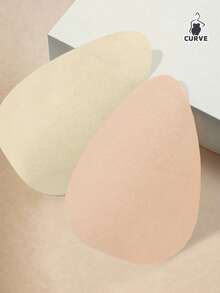 2 Pairs Disposable Breast Lift Tape For B-D Large Bust, Invisible Strapless Backless Self-Adhesive Push Up Sticky Bra For Women (Low Adhesion, Strong Adhesion May Harm Breasts) Includes 1 Pair Of Silicone Flower Nipple Covers - Multicolor - View 7