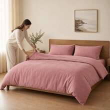 POLIGONO Duvet Covers Sets - Dusty Pink - View 3