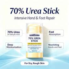 SUMIFANG 40g 70% Urea Moisturizing Cream Stick, With Urea, Salicylic Acid And Moisturizing Base Formula, Deeply Nourishes Hands And Feet Skin, Fast Absorption, Suitable For Hands And Feet - Lavender - View 6