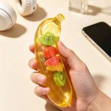 New Assorted Jelly Banana, Built-In Fresh Fruit Transparent, Jelly Texture, Squishy, Butter, Crunchy Butter, Crunchy Squishy, Squishy, Squishy - Multicolor - View 6