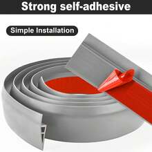1pc 1m/39.37in Self-Adhesive PVC Floor Trim Strip, Carpet Edge Strip And Floor Reducer Strip, Suitable For Laminate, Carpet, Tile And Vinyl Flooring - A - View 7