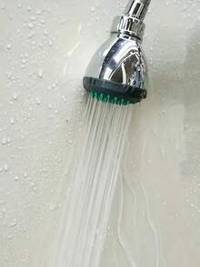 Chuveiro de Chuva de Alta Pressão e Economia de Água, Chuveiro de Plástico Pequeno e Requintado com Pressurização, Design Redondo Giratório, Instalação na Parede, Estilo Moderno, Ângulo Ajustável, Sistema de Chuveiro de Plástico de Fácil Instalação, Perfeito para Casa, Hotel, Apartamento, Banheiro e Academia, Acessório Essencial para Banheiro Moderno e Banheiro de Trailer, Atualize seu Banheiro, Proporcione uma Experiência de Banho Confortável, Escolha Ideal para Presente de Férias e Renovação de Banheiro - Multicolorido - Visão 9
