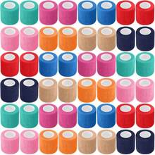 Self-Adhesive Bandage Breathable Sports Muscle Tape Elastic Bandage Multi-Purpose Use Suitable For Wrists And Ankles Can Be Cut At Will(5cm*4.5m) - Multicolor - View 1