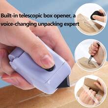 ABS Privacy Protection Roller Stamp – Covers Sensitive Information And Addresses To Prevent Identity Theft And Data Leaks; Stylish Design And Premium Feel; Ideal For School Use And Back-To-School Needs. (Pack Includes Replacement Ink And Storage Box) - A - View 12