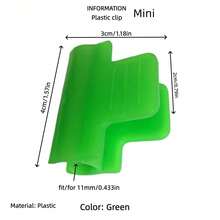 100pcs Multi-Function Gardening Clips, Plastic Material, Suitable For Fixing And Support, Gardening Clips, Used For Greenhouse Installation, Essential Gardening Tool, Gardening Structure Accessories | Functional Mesh Clips, Used For Fixing Gardening Clips - Green - View 11