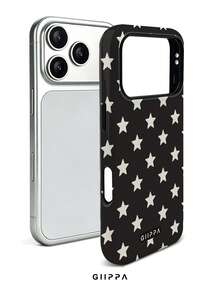 GIIPPA 1pc Star Pattern Design, Phone 17 Pro Max Phone Case, Compatible With Phone 16 Pro Max, 15 Pro Max, 14 Pro Max, Korean Style High-End Fashionable And Interesting Phone Case, Compatible With 11/12/13/14/15/16 Pro Max Plus, Elegant Design Suitable For Both Men And Women, Perfect Gift For Girlfriend On Christmas, Valentine's Day, Easter, Wedding Season And Birthday! - Multicolor - View 3
