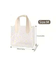 Tas Kado Genggam PVC Transparan, Tas Tote Transparan PVC Motif Bunga Daisy, Tas Kado Liburan yang Dapat Digunakan Kembali, Kado Liburan - Beraneka warna - View 13