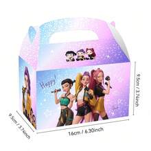 Mattel 12件組 Kpop Demon Hunter 女團手持盒、牛角造型盒子、派對裝飾用品、糖果盒 - 查看 3