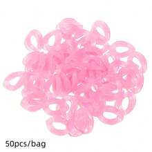 50pcs Acrylic Candy Color Chain Buckles, Transparent Jelly Color Connector Clips, DIY Glasses Chain Bag Chain Jewelry Accessories Chain Buckles, Jewelry Making Chain Accessories - Chain Buckle - View 12
