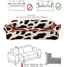 1PC Black & White Classic Carved Milk Pattern Cationic Sofa Cover, High Elasticity Full Coverage Anti-Dirt Anti-Dust Sofa Protector, Living Room Old Sofa Renewal, Machine Washable & Dry Cleanable, Suitable For 1/2/3/4 Seater Sofas, Autumn/Winter Style - Multicolor - View 16