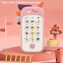 Baby Phone Toy With Music And Sound, Rubber Teether, Simulated Phone, Early Education Toy, Children's Gift - Multicolor - View 17
