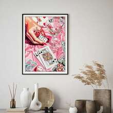 钻石画套装 - 扑克牌DIY 5D钻石画套装，全钻钻石点画，含钻石宝石，工艺品家居装饰 - 查看 11