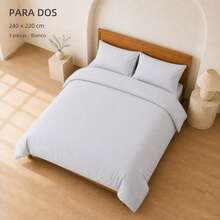 POLIGONO Duvet Covers Sets - White - View 2