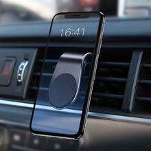 L-Shaped Magnetic Phone Holder, Used For Car Magnet Phone Holder, Car Mobile Holder, Air Outlet Holder - A - View 4
