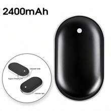 1PC Double-Sided Heating USB Fast Charging Hand Warmer, Portable Pocket Hand Warmer For Outdoor Sports, Home, Office, Winter Heating Essential - Winter Gift 1200/2400mAh - Multicolor - View 9