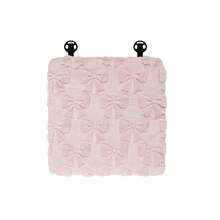 1pc Cute Bow Short Plush Car Seat Cushion, Women's Car Interior Accessory - A - View 10