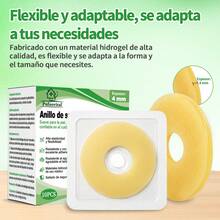 Pulsovital Kit Anillos de Barrera Cutánea para Ostomía Espesor 2mm y 4mm, Moldeables Hidrocoloide Recortables 20‑40mm / 40‑70mm, Resistente a Fugas, 20 Pcs Total - Albaricoque - Ver 5