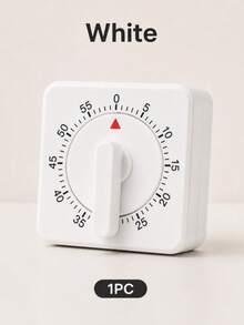 1Pc 60-Minute Mechanical Kitchen Timer, Battery-Free Wind-Up Countdown Timer With Ticking Sound & Ring Alarm, ABS Cooking Timer For Baking, Boiling, Stewing, Study, Classroom, Office, Home Kitchen - Multicolor - View 12
