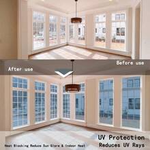 Self-Adhesive Heat Insulation Window Film, UV Protection, Sunshade, Privacy, Heat Insulation, Suitable For Home Office Glass Doors, Removable - 1PC - View 6