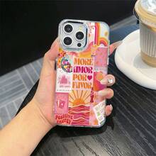 1件 極簡時尚向日葵貓咪卡通圖案 全包覆透明TPU防指紋手機殼 硬殼抗黃變，適用於 iPhone 16 Pro Max/16/16 Pro/16 Plus/11/15/15 Pro/15 Pro Max/12/13/14 Pro Max/XS/XR/11 Pro/11 Pro Max/12 Pro/12 Pro Max/13 Pro/13 Pro Max/7 Plus/14 Pro/14 Pro Max/14 Plus/7 Plus/8 Plus/8/SE2/12 Mini/13 Mini - 彩色 - 查看 1