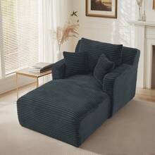Sofa Bed Mattress - DARK GREY + Corduroy + 1 Seat - View 11