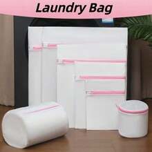 Laundry Bag (1 Pc) - Reusable Mesh Bag Suitable For Machine Washing; Serves As A Protective Bag For Washing Shoes Or As A Storage Bag. - Multicolor - View 2