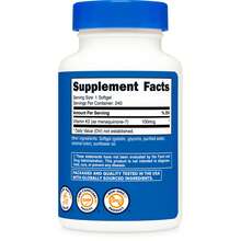 Nutricost Vitamin K2 MK7 100 Mcg, 240 Softgels - Gluten Free And Non-GMO MK7 | K2, Bone Health, Heart Health, Lab Tested, Non-GMO, Premium Quality - 其他 - 查看 5