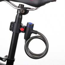 1pc Ultra-Durable Stainless Steel Bicycle/Motorcycle Lock - Anti-Theft, Polished Surface, Bicycle Lock - Multicolor - View 3