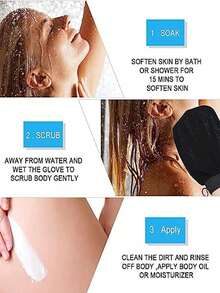 1pc Deep Exfoliating Glove - Bath Scrubbing Glove - Gentle And Effective Exfoliating Glove - Gloves - View 7