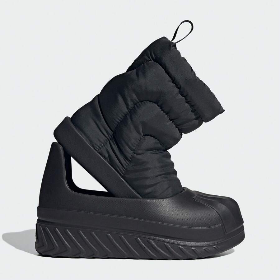 Adidas ADIFOM SUPERSTAR WINTER BOOT W Classic Shell Toe Detachable Thick Sole Boots IG4215 - Black - View 1